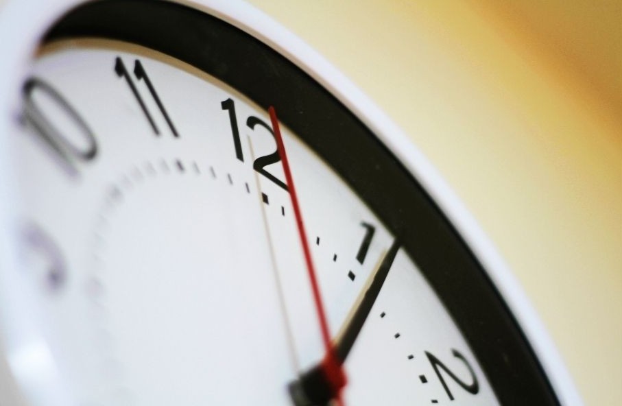 時計のクローズアップ