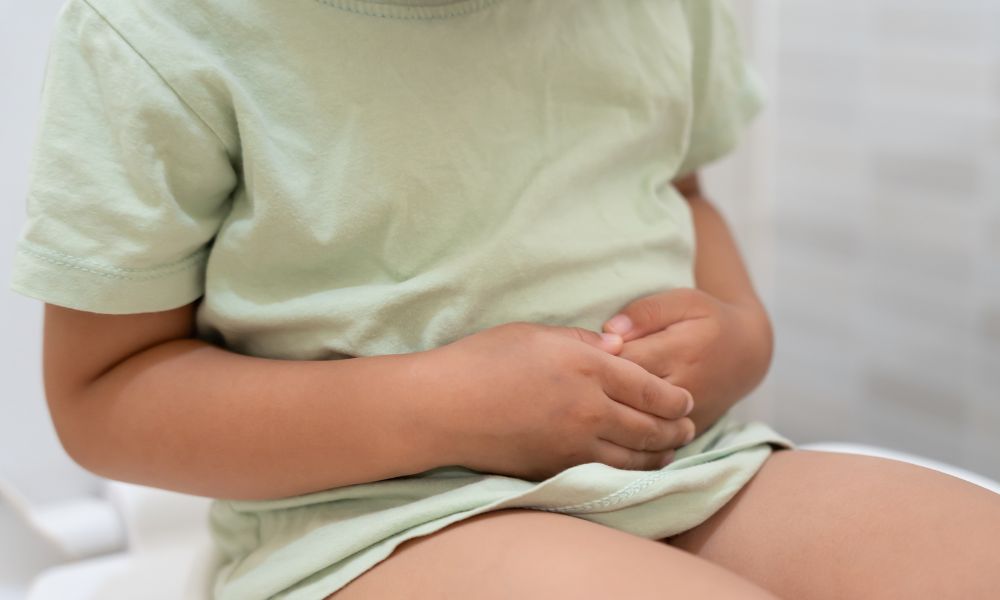 お腹の違和感や排泄のサインを感じている子どもの様子
