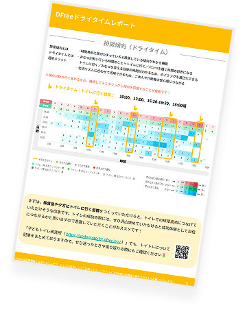 DFreeドライタイムレポート中身